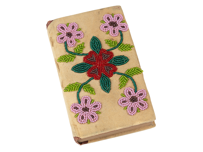 Hymnal with beaded cover